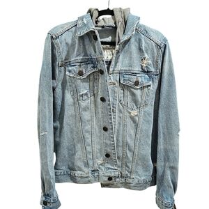 Abercrombie & Fitch Light Blue Jean Jacket